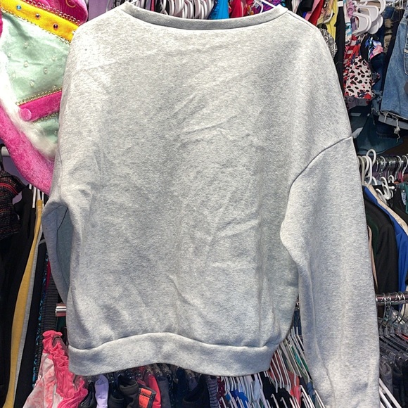 Michigan Lansing state of Michigan SHEIN grey crop sweatshirt size Large - Picture 5 of 5